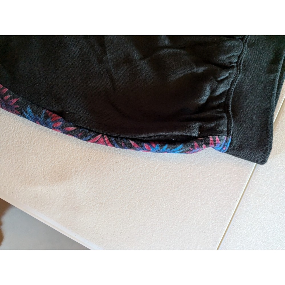 Retreat by Rhonda Shear Black Lounge Pants XL Polyester Spandex w/ Pockets - Picture 2 of 3